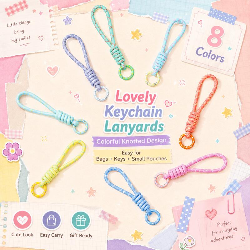 2~5pcs Colorful Braided Keycha - Phone Accessories Holder Car ulasan dan harga