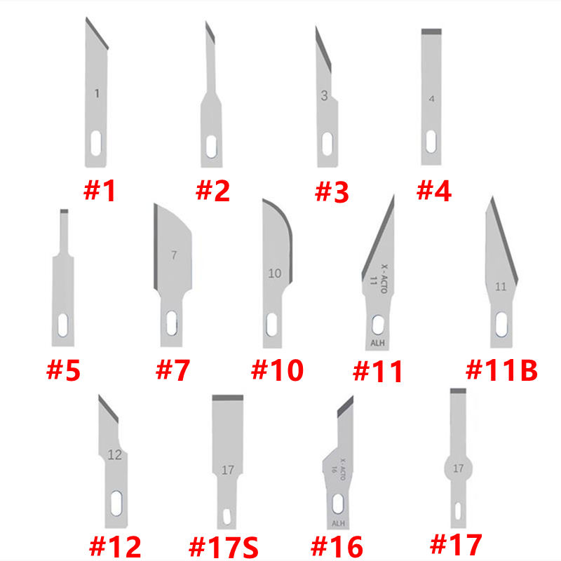 Phone Accessories And Repairs - 100pcs Engraving Non-Slip Metal Knife Blades