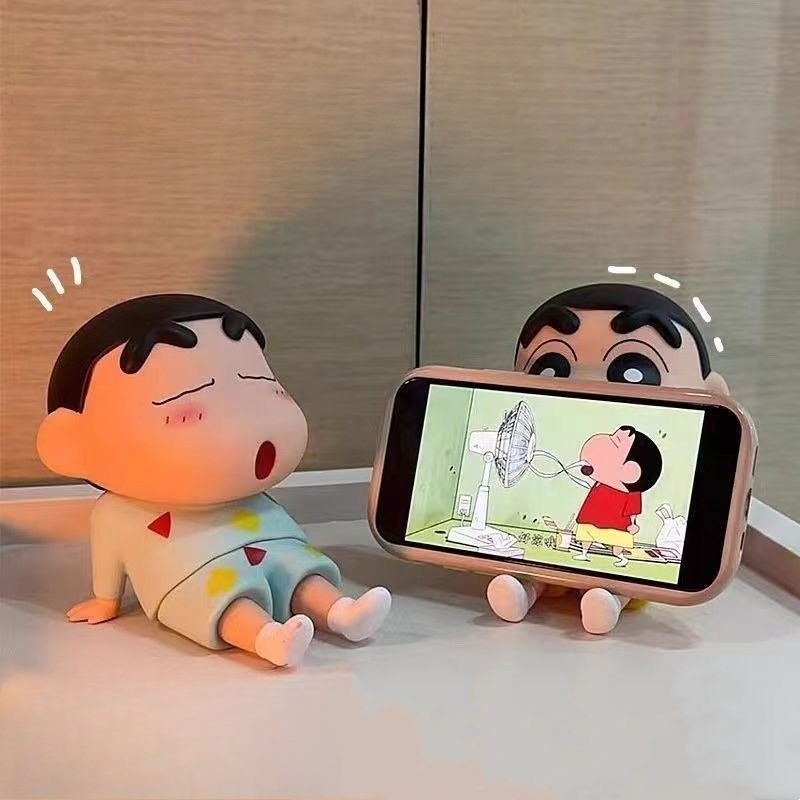 Phone Accessories Crochet - Crayon Shin-chan Japanese anime phone holder,