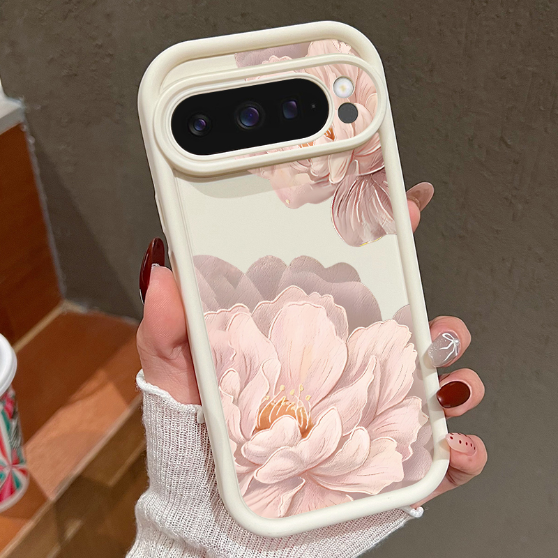 Pink Flowers Patterned Soft TP - Selfie Stick Tripod ulasan dan harga