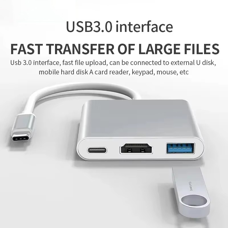 3 In 1 Type C to HDMI-compatib - Google Pixel 9 ulasan dan harga