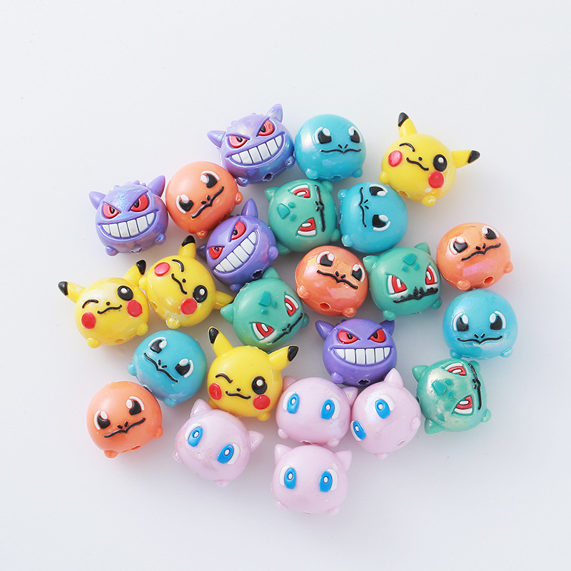 12pcs Pokémon Bead DIY Mobile  - Phone Accessories Crochet ulasan dan harga