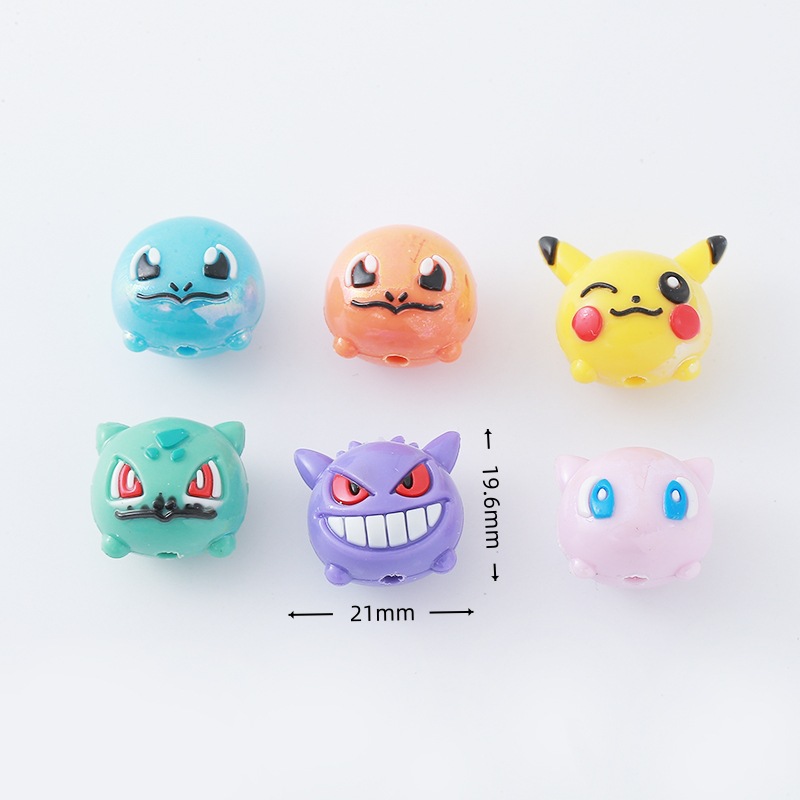 12pcs Pokémon Bead DIY Mobile  - Phone Accessories Crochet ulasan dan harga