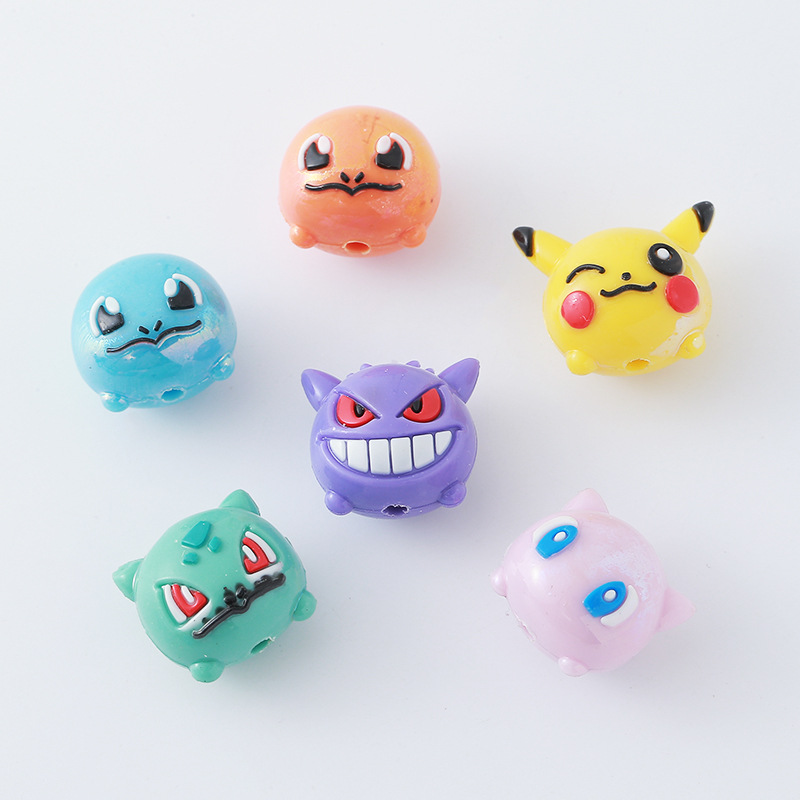 12pcs Pokémon Bead DIY Mobile  - Phone Accessories Crochet ulasan dan harga