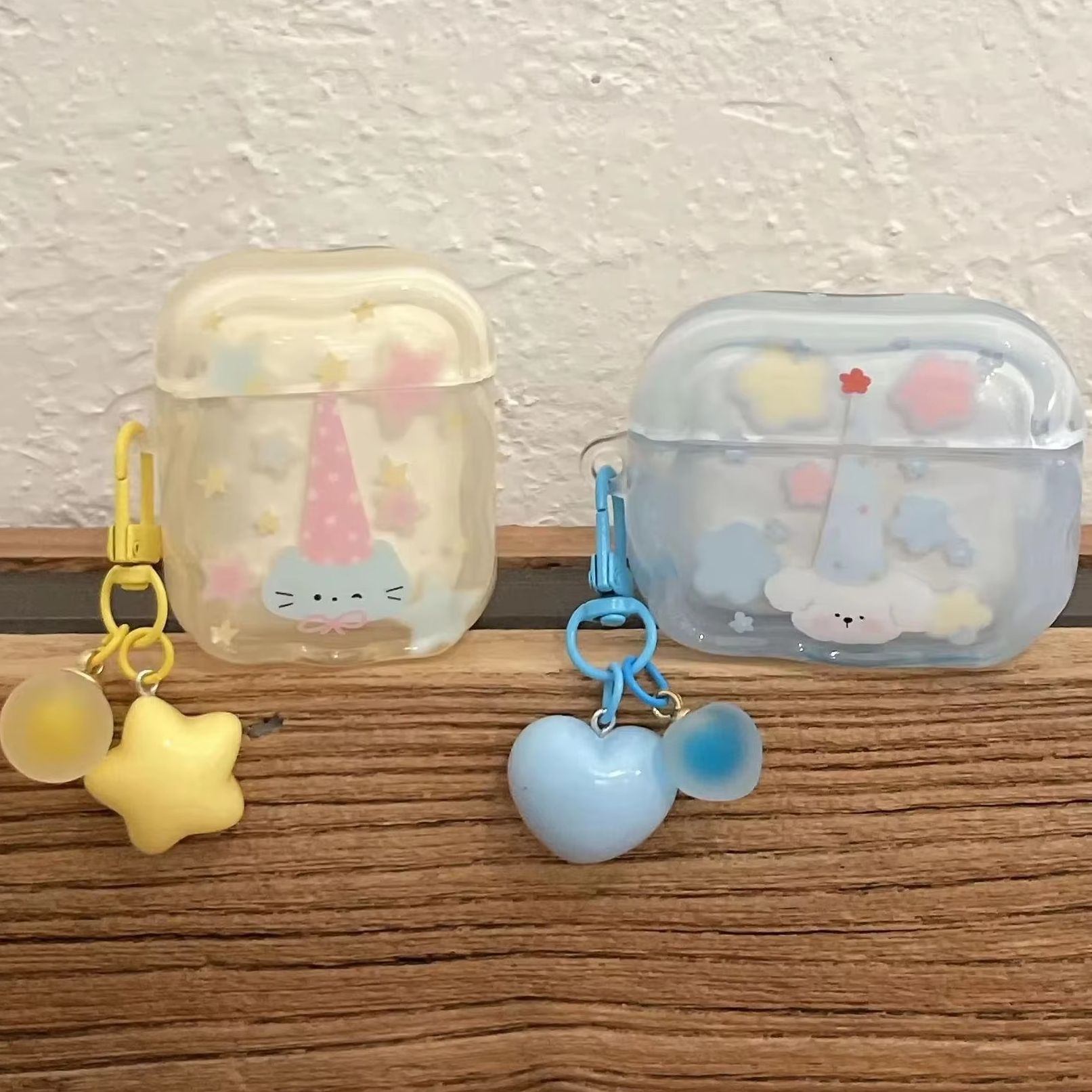 Cute Cat Puppy Colorful Star F - Yellow Phone Accessories ulasan dan harga