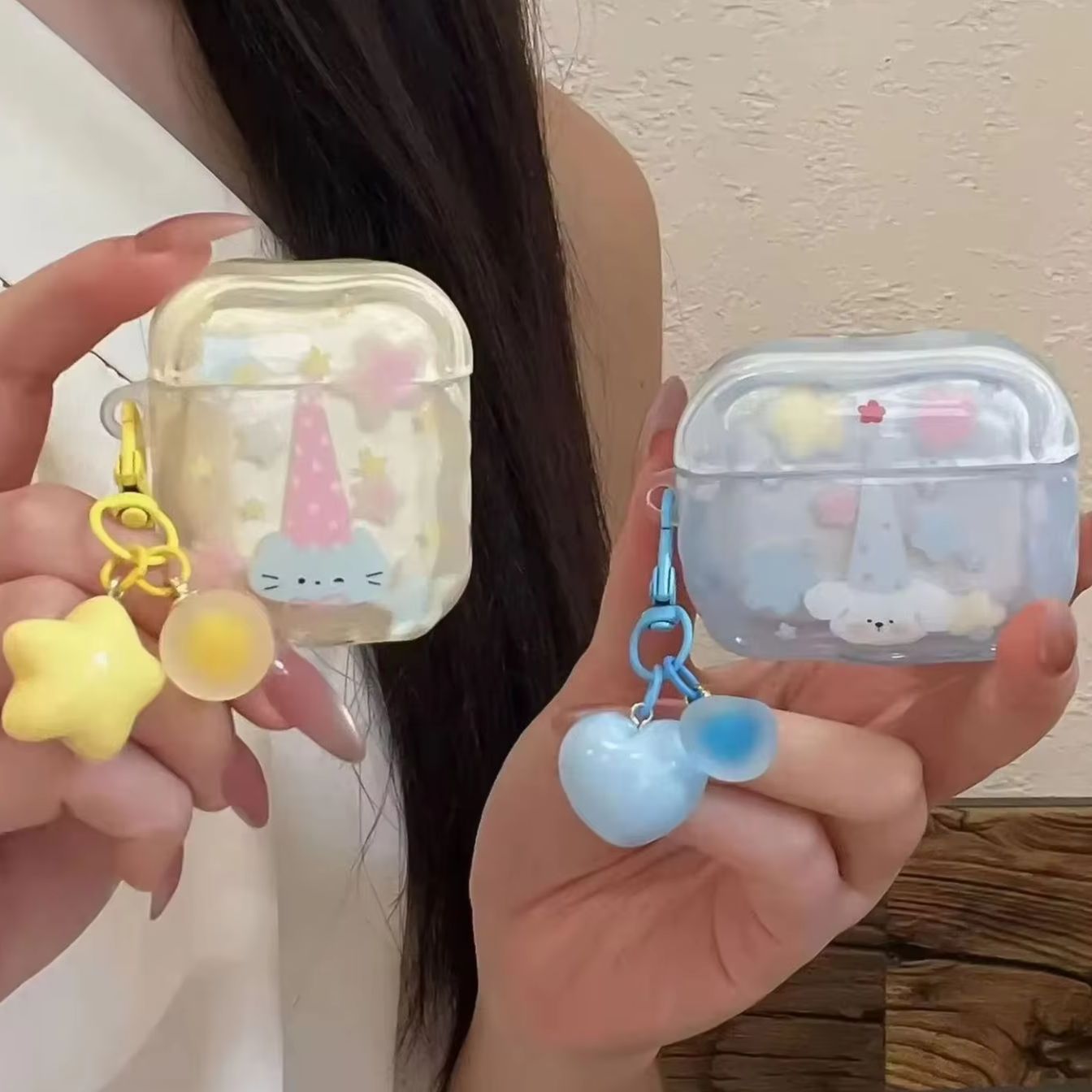 Cute Cat Puppy Colorful Star F - Yellow Phone Accessories ulasan dan harga