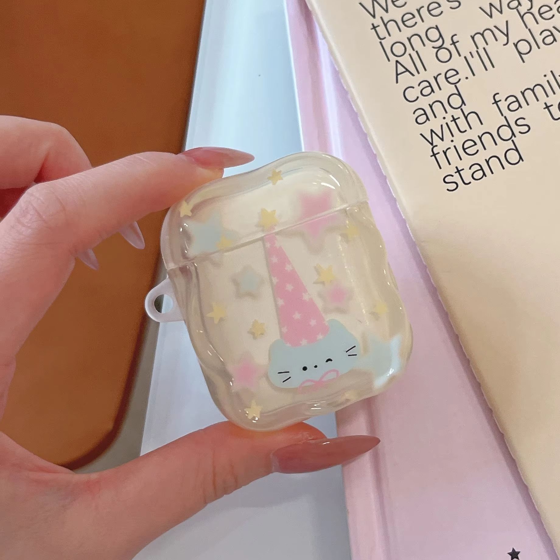 Cute Cat Puppy Colorful Star F - Yellow Phone Accessories ulasan dan harga