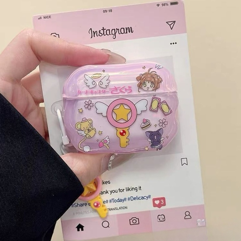 Cartoon Cardcaptor Sakura Magi - Airpod Case Cover ulasan dan harga