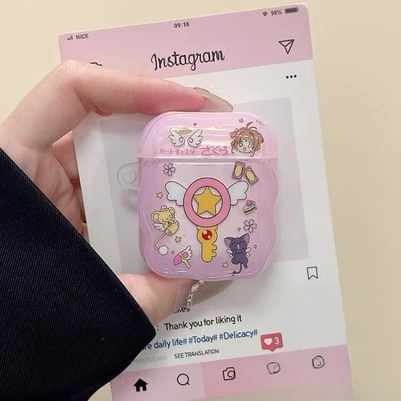 Cartoon Cardcaptor Sakura Magi - Airpod Case Cover ulasan dan harga