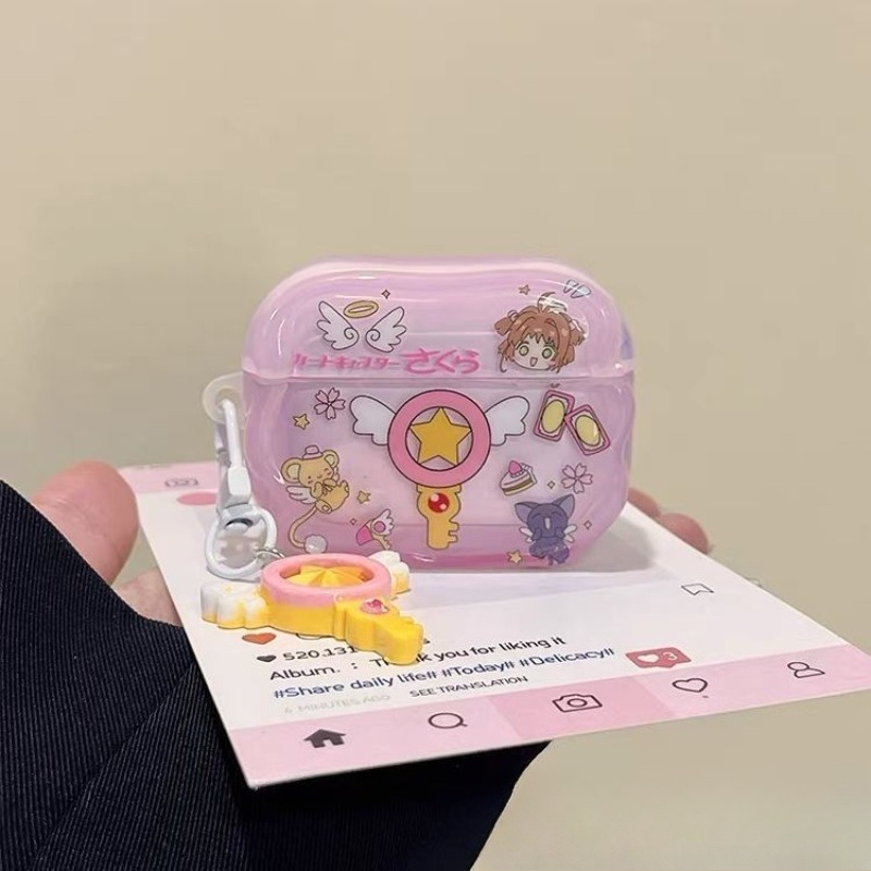 Cartoon Cardcaptor Sakura Magi - Airpod Case Cover ulasan dan harga