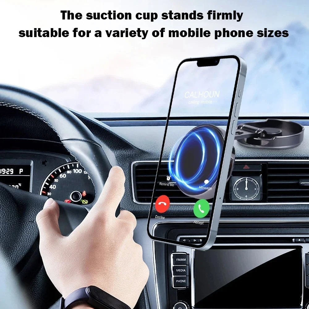 Round Folding Magnetic Car Hol - Phone Accessories Holder Car ulasan dan harga