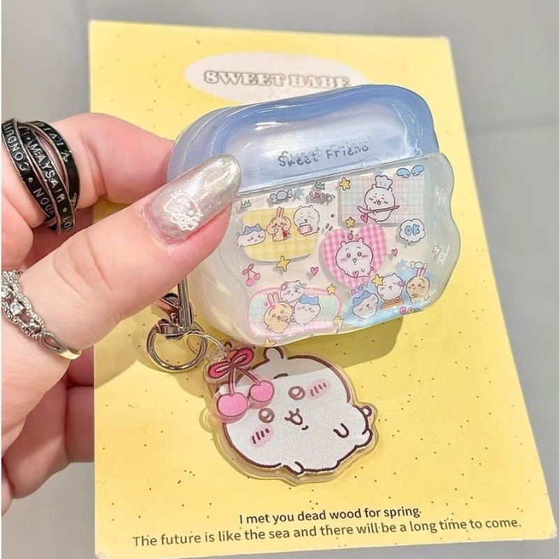 Chiikawaed Cute Protective Cas - Airpod Case Cover ulasan dan harga