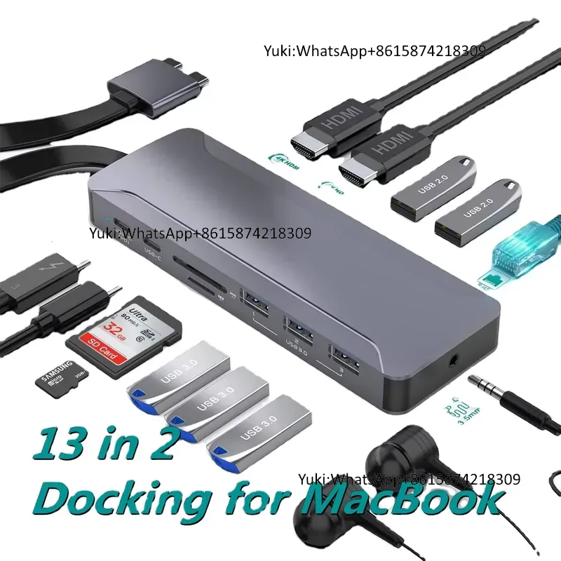 Hot Selling Dual Display Scree - Usb C Hub ulasan dan harga