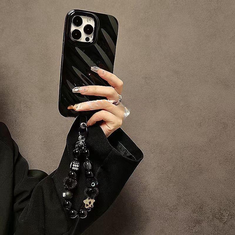 Luxury Black Fluffy Cat Mobile - Phone Accessories Crochet ulasan dan harga