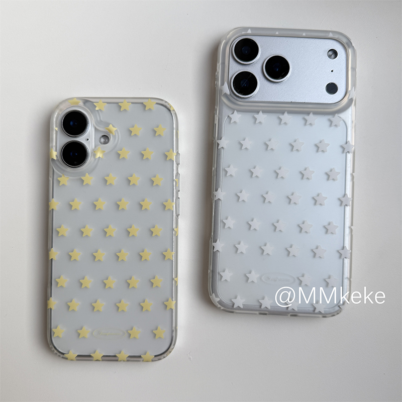 Korean Ins Yellow & White Star - Yellow Phone Accessories ulasan dan harga