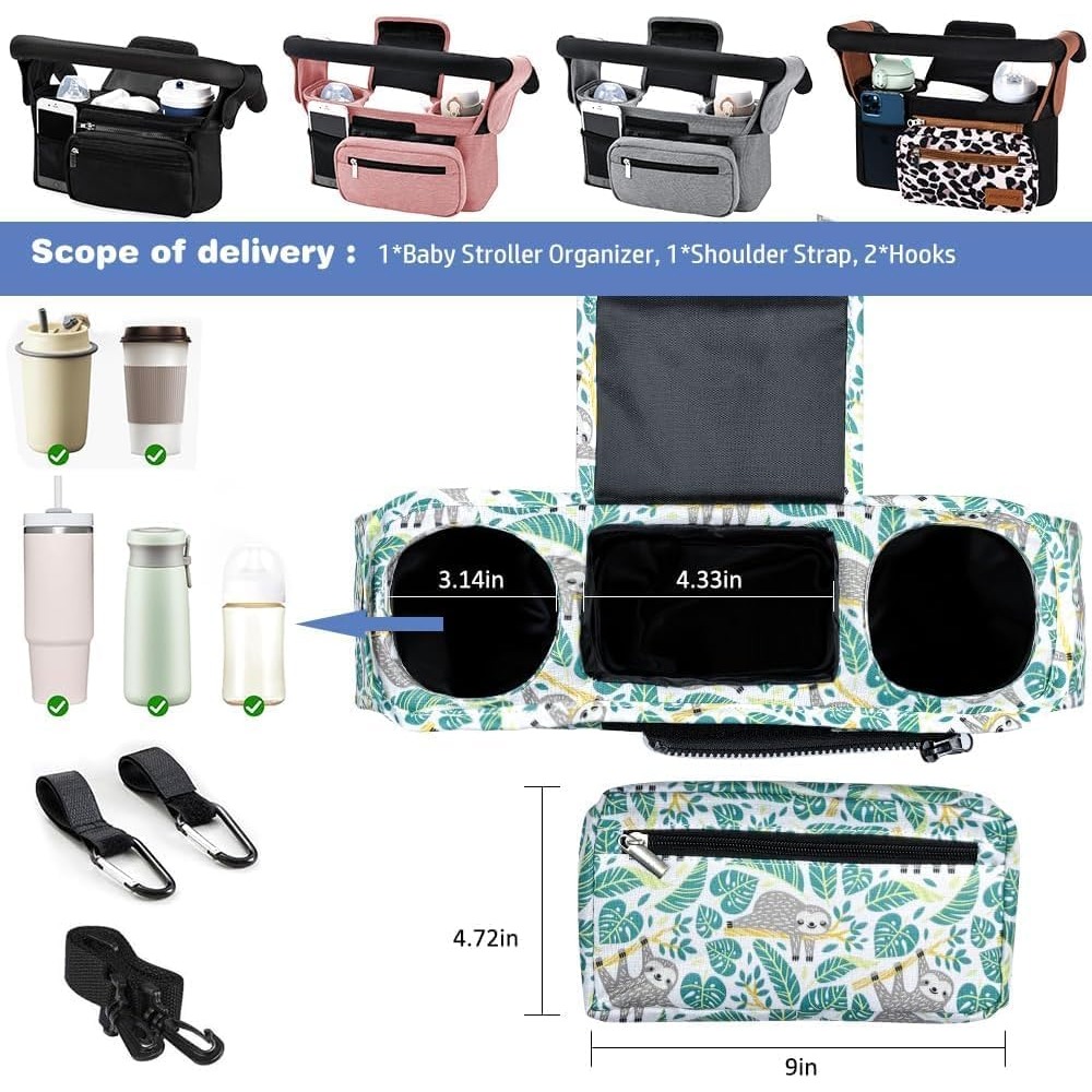 Stroller Caddy Organizer With  - Phone Accessories Organizer ulasan dan harga