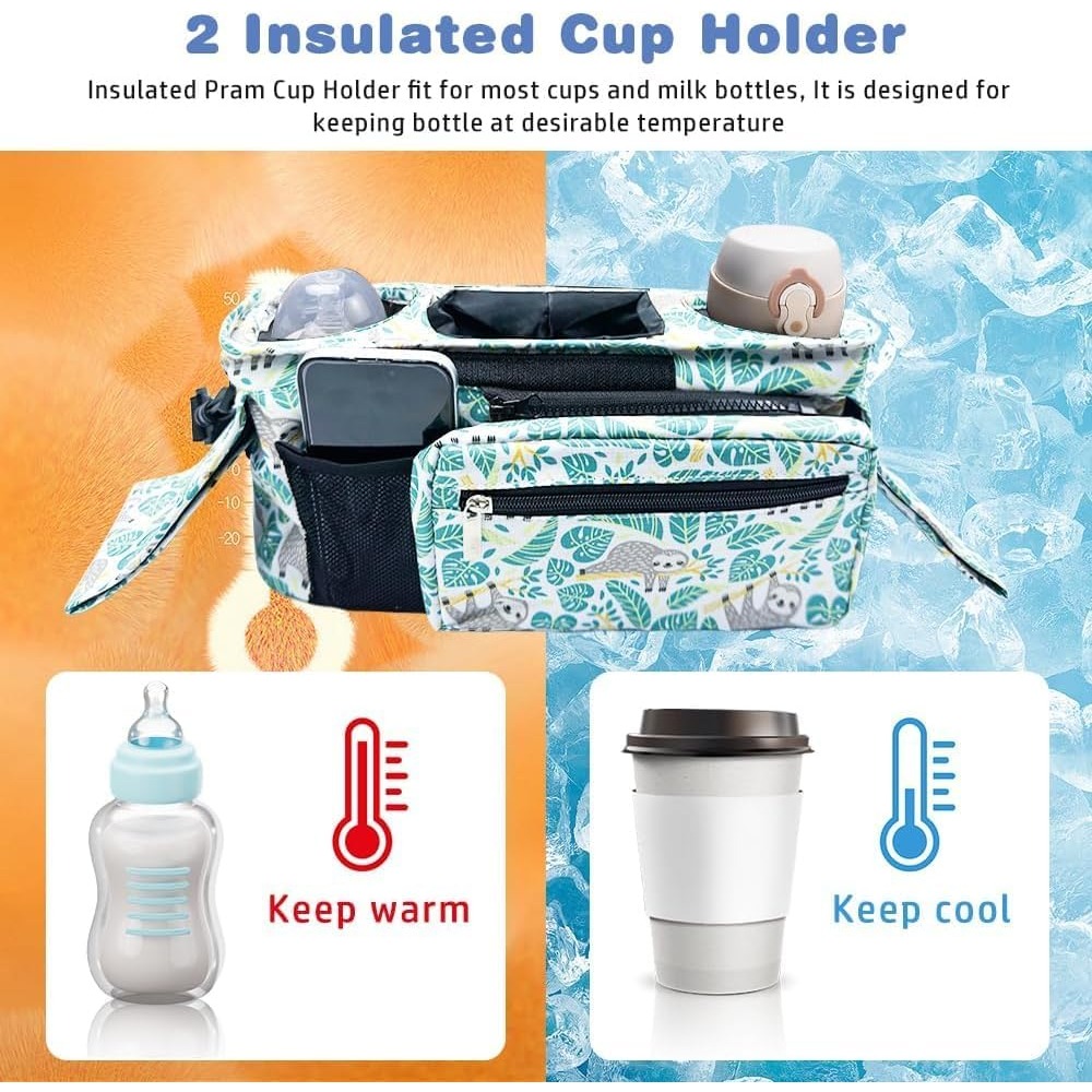 Stroller Caddy Organizer With  - Phone Accessories Organizer ulasan dan harga