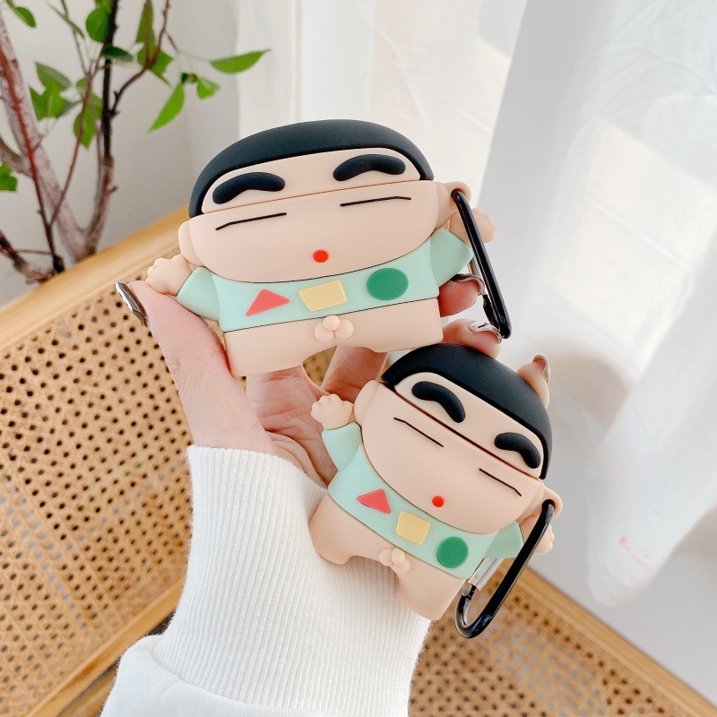 Cartoon Crayon Shinchans Earph - Airpod Case Cover ulasan dan harga