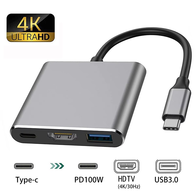 USB-C To HDMI-compatible 3 In  - Hdmi Phone Adapter ulasan dan harga