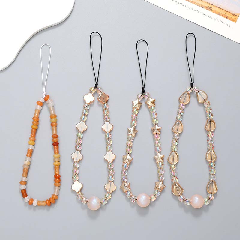 Fashion Crystal Star Beaded Ph - Phone Accessories Crochet ulasan dan harga