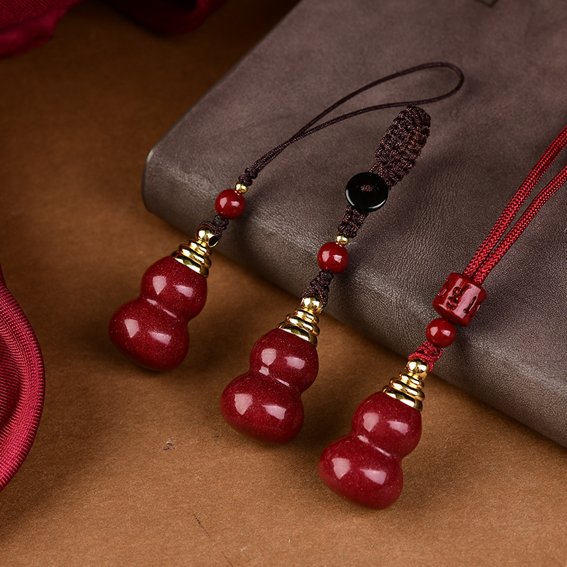 Luxury Red Cinnabar The Gourd  - Phone Accessories Red ulasan dan harga
