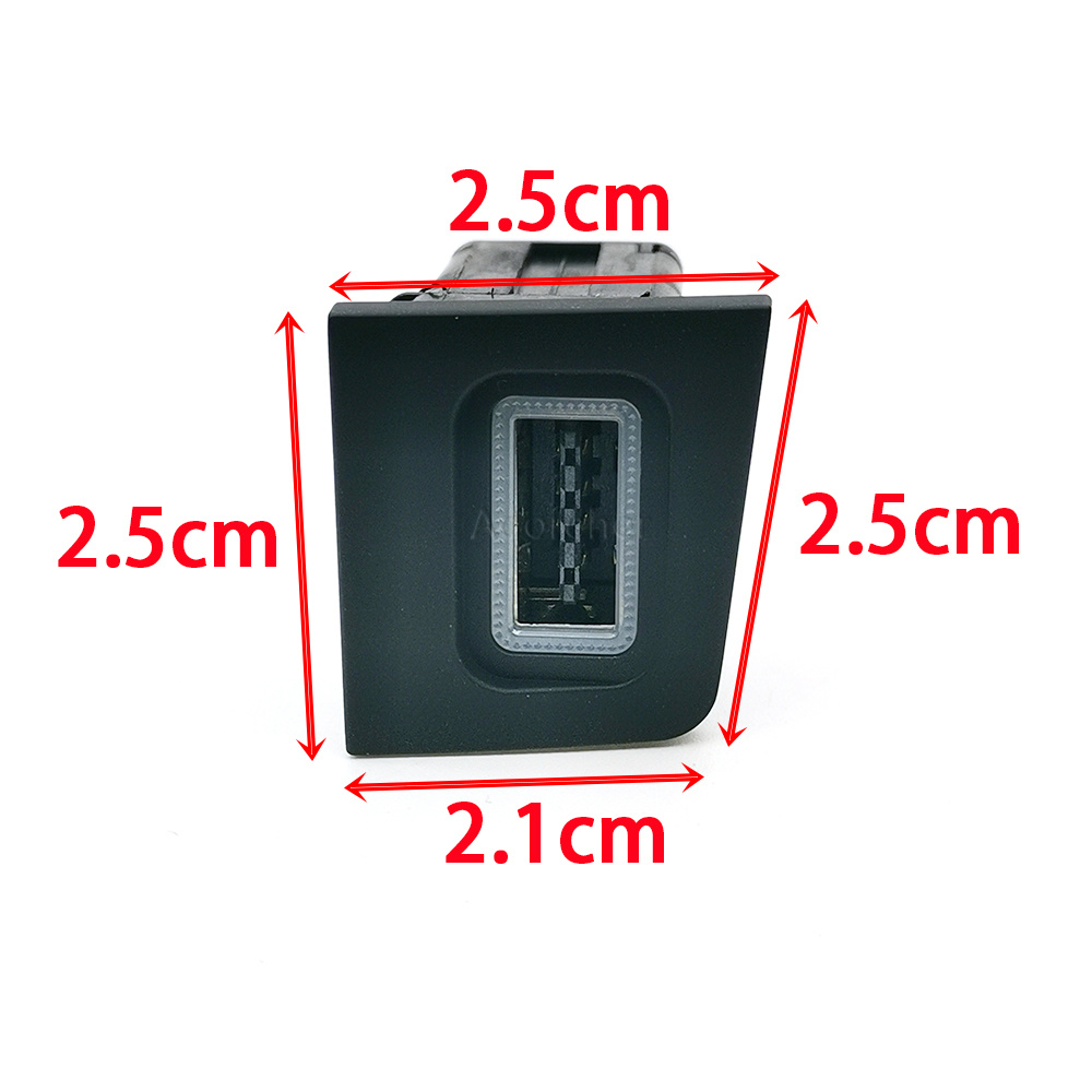 1PC Red LED Car Phone Charger  - Phone Accessories Red ulasan dan harga