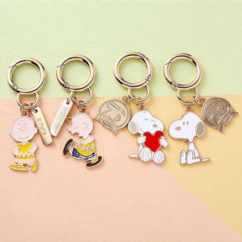 Snoopy Metal Keychain Cartoon  - Phone Accessories From China ulasan dan harga