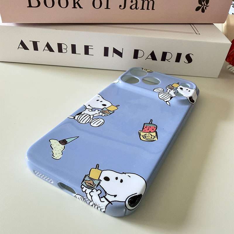 Snoopy Phone Case Kawaii Blue  - Phone Accessories From China ulasan dan harga