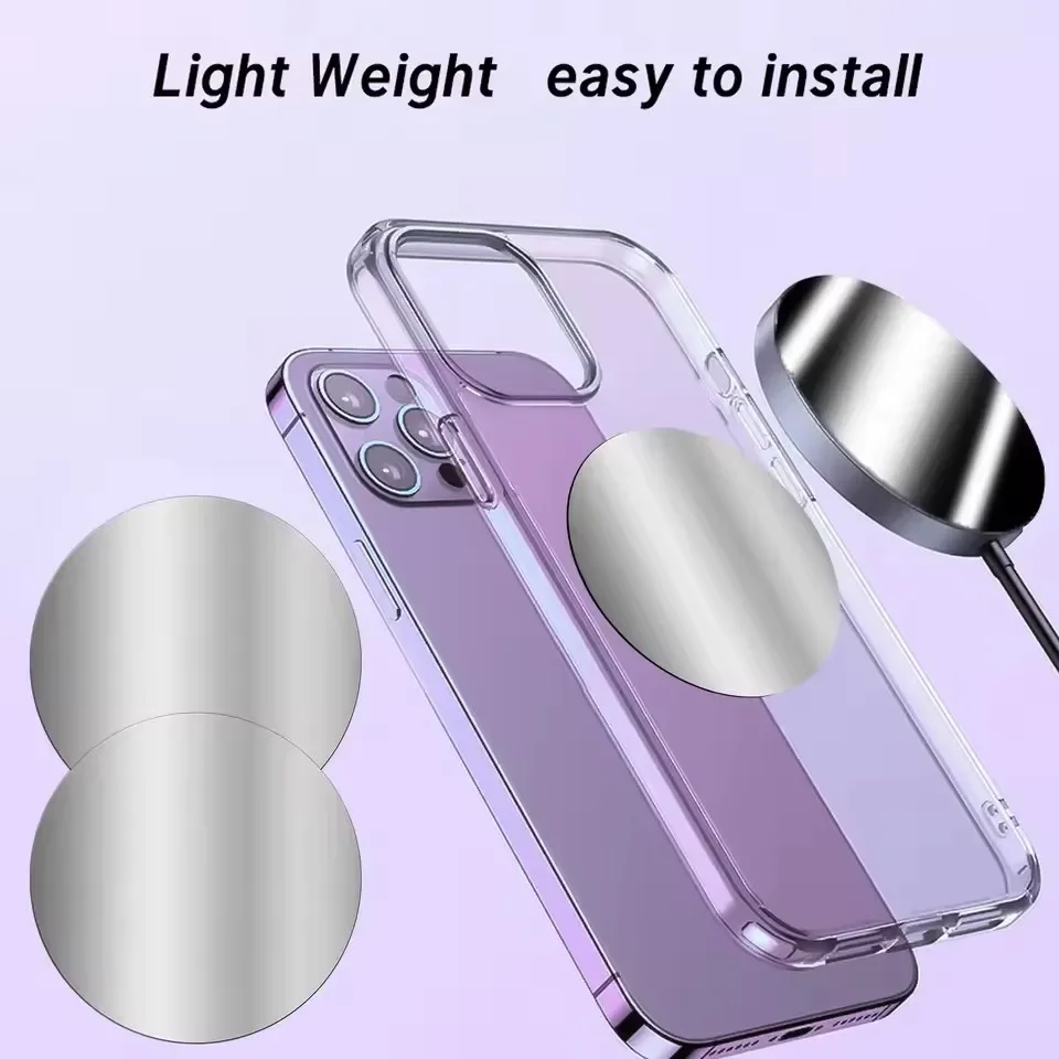 1-5PCS 8CM Magnetic Metal Plat - Phone Accessories Holder Car ulasan dan harga