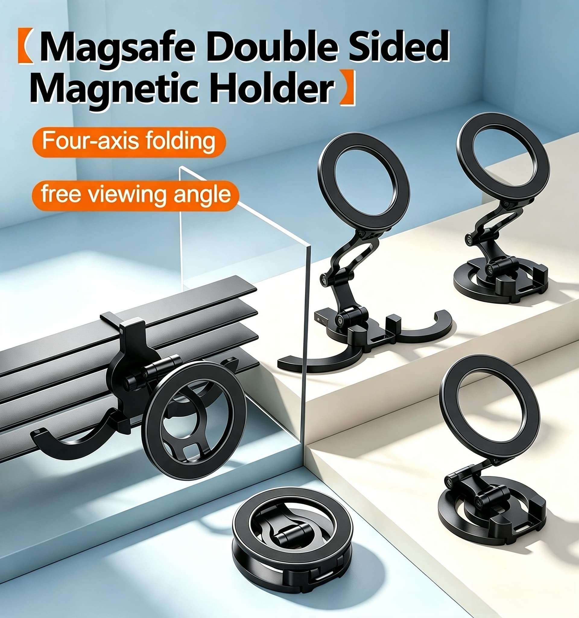 Double-Sided Magsafe Phone Sta - Selfie Stick Tripod ulasan dan harga