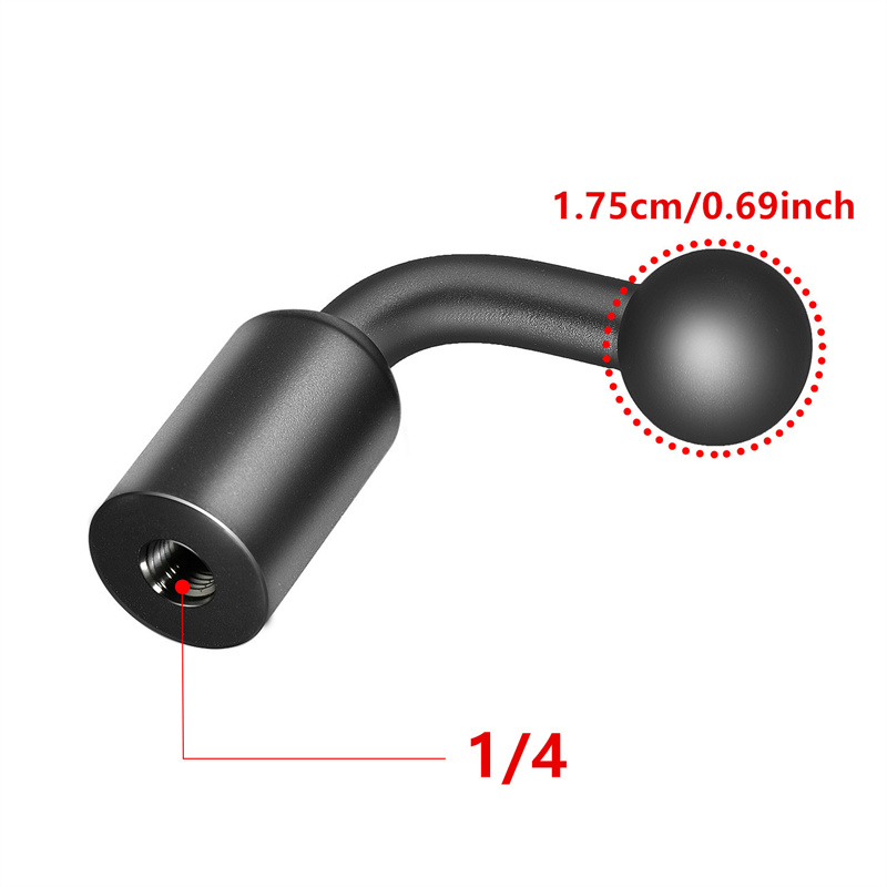 Aluminum Alloy 17mm Ball for H - Selfie Stick Tripod ulasan dan harga