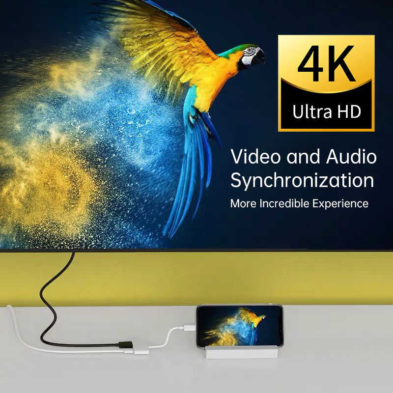 2020 New 4K 1080P 8Pin Convert - Hdmi Phone Adapter ulasan dan harga