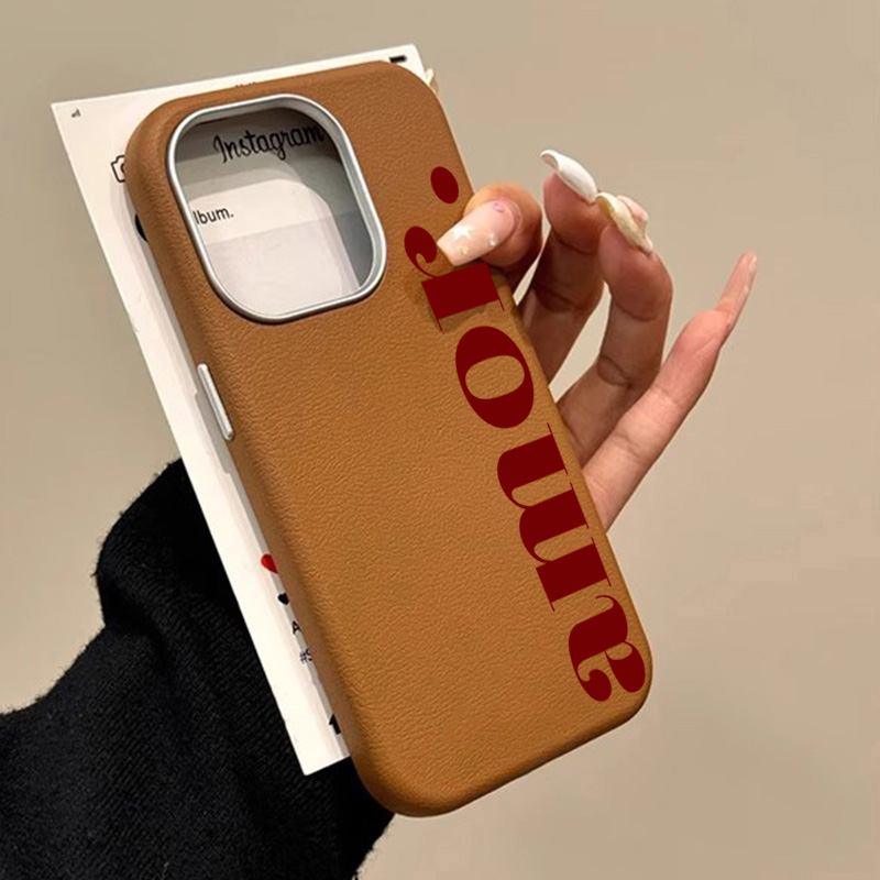 The Red Artistic Letter Lichee - Phone Accessories Red ulasan dan harga
