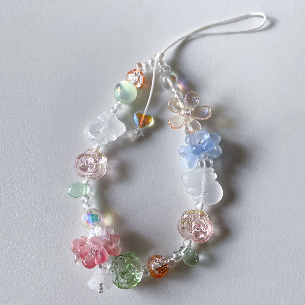 Cute Easter Bunny Phone Strap  - Phone Accessories Crochet ulasan dan harga
