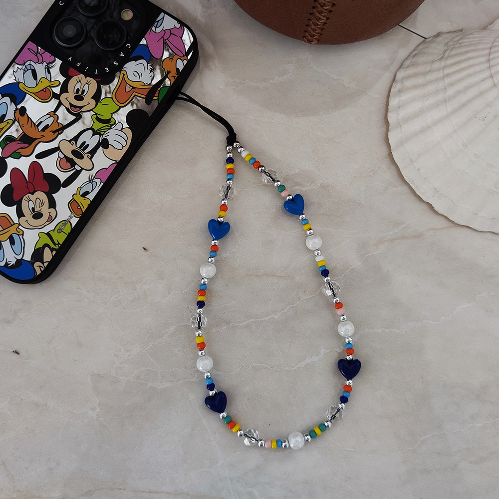 KKBEAD Heart Phone Charm Y2K A - Phone Accessories Crochet ulasan dan harga