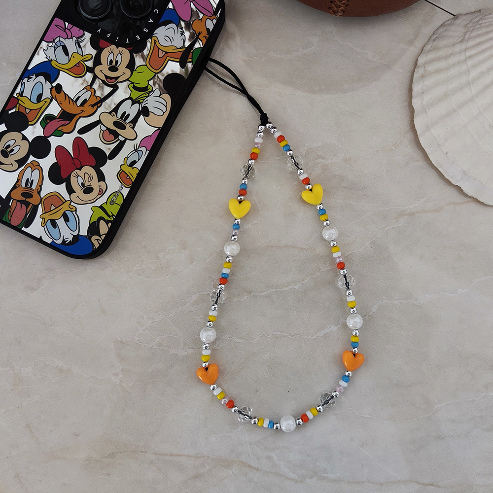 KKBEAD Heart Phone Charm Y2K A - Phone Accessories Crochet ulasan dan harga