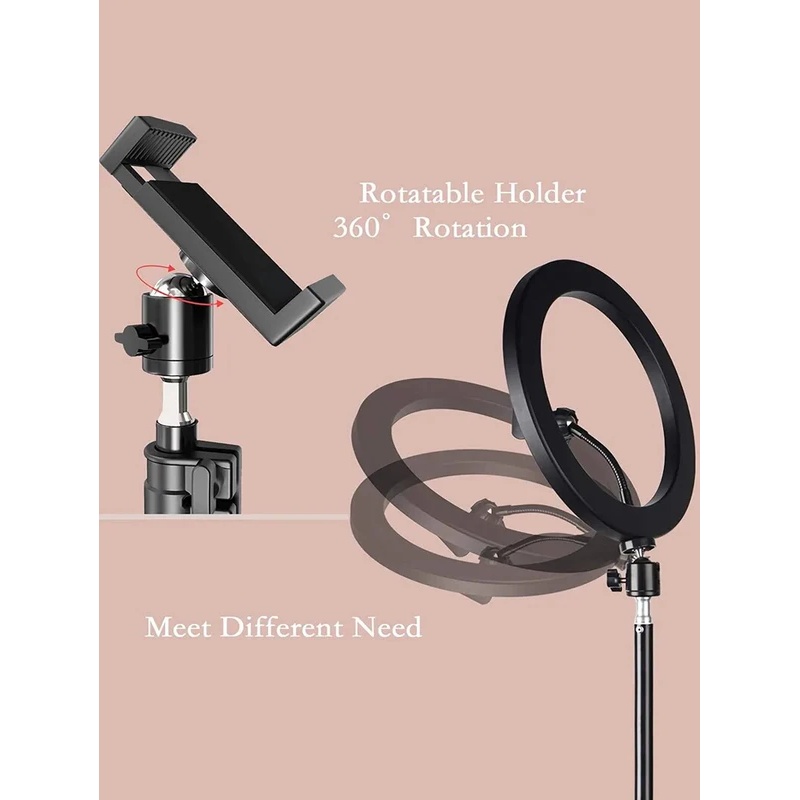 Desiontal 26cm Ring Light with - Selfie Stick Tripod ulasan dan harga