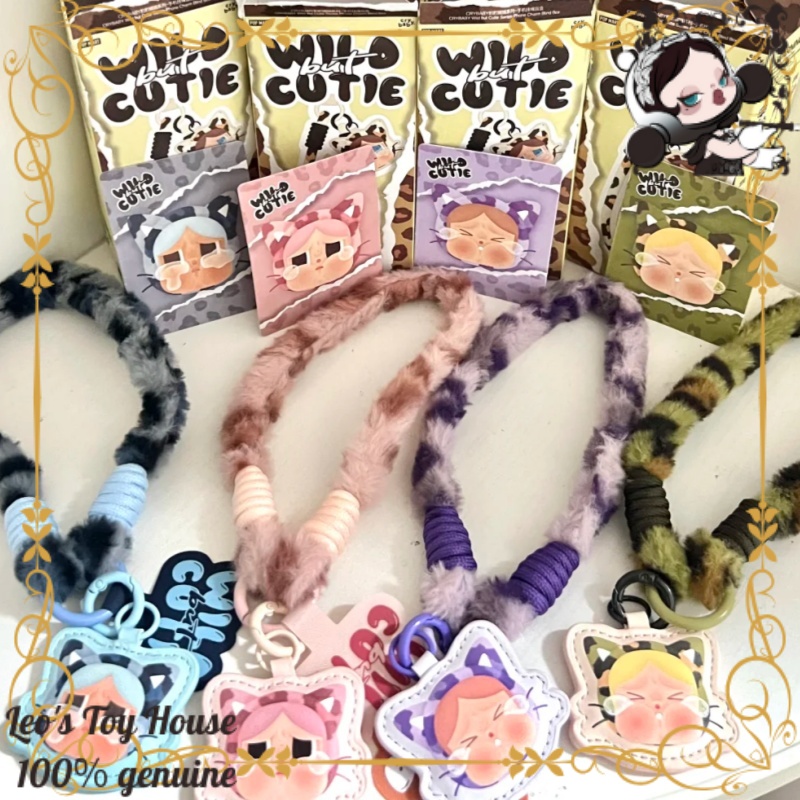 POPMART CRYBABY Leopard Cat Se - Phone Accessories From China ulasan dan harga
