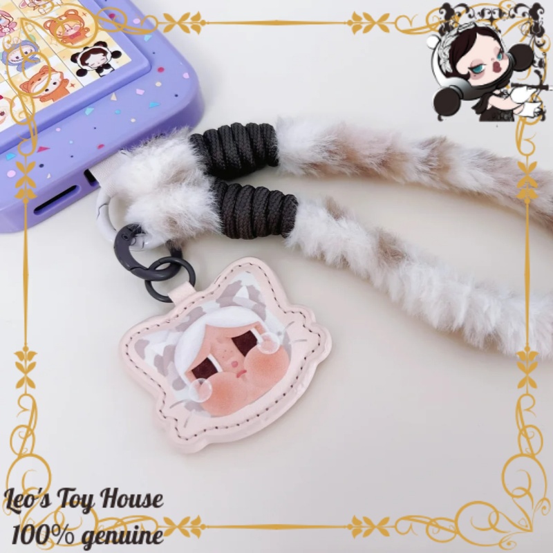 POPMART CRYBABY Leopard Cat Se - Phone Accessories From China ulasan dan harga