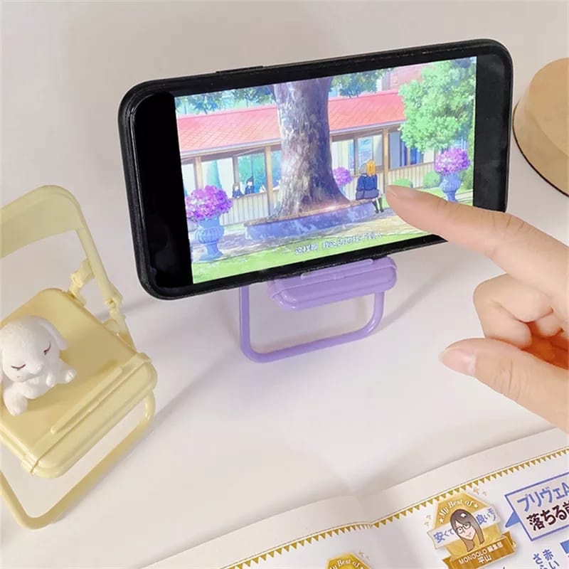 Cute Chair Phone Holder Stand  - Phone Accessories Organizer ulasan dan harga