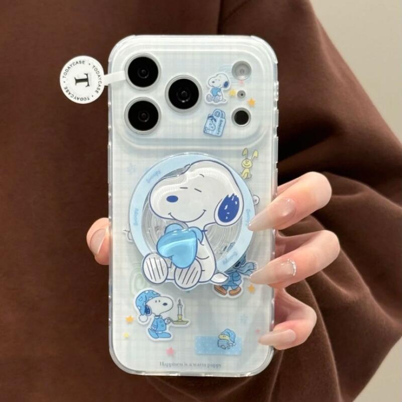 Snoopy Phone Case Kawaii Blue  - Phone Accessories From China ulasan dan harga