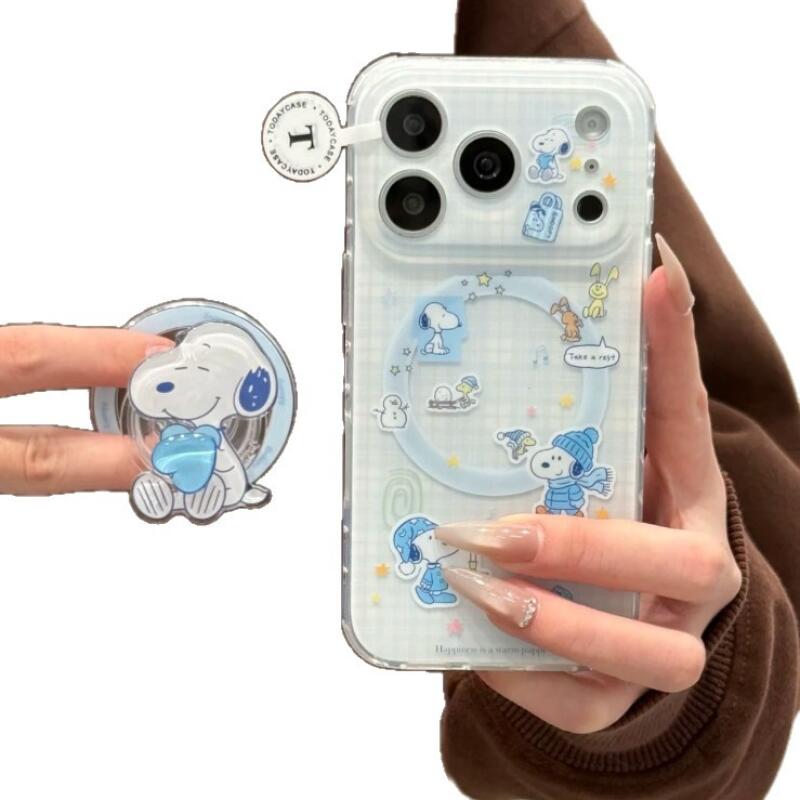 Snoopy Phone Case Kawaii Blue  - Phone Accessories From China ulasan dan harga