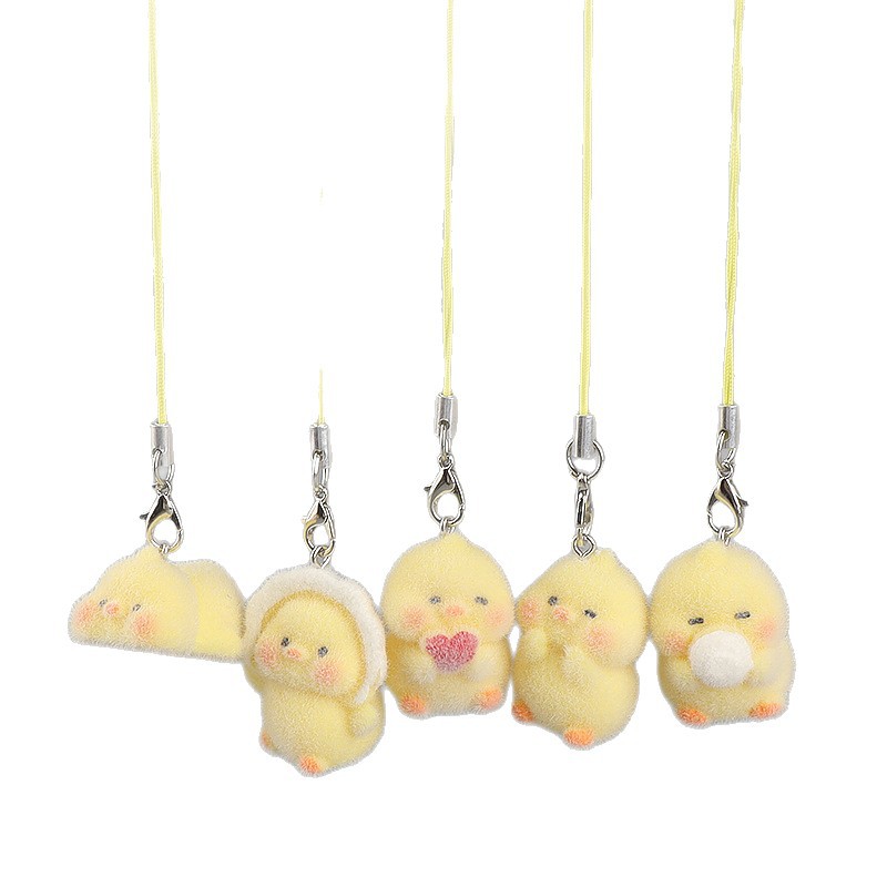 5pcs Cute three-dimensional fl - Yellow Phone Accessories ulasan dan harga