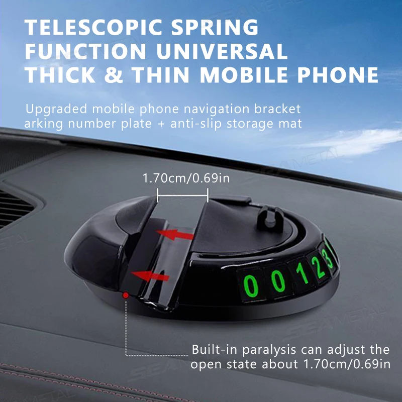 2‑in‑1 360° Rotatable Car Phon - Phone Accessories For Your Car ulasan dan harga