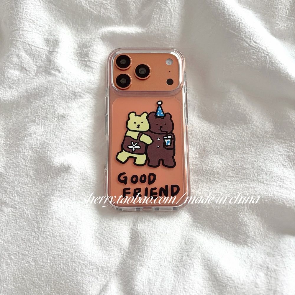 Korean Ins Cute Yellow & Brown - Yellow Phone Accessories ulasan dan harga