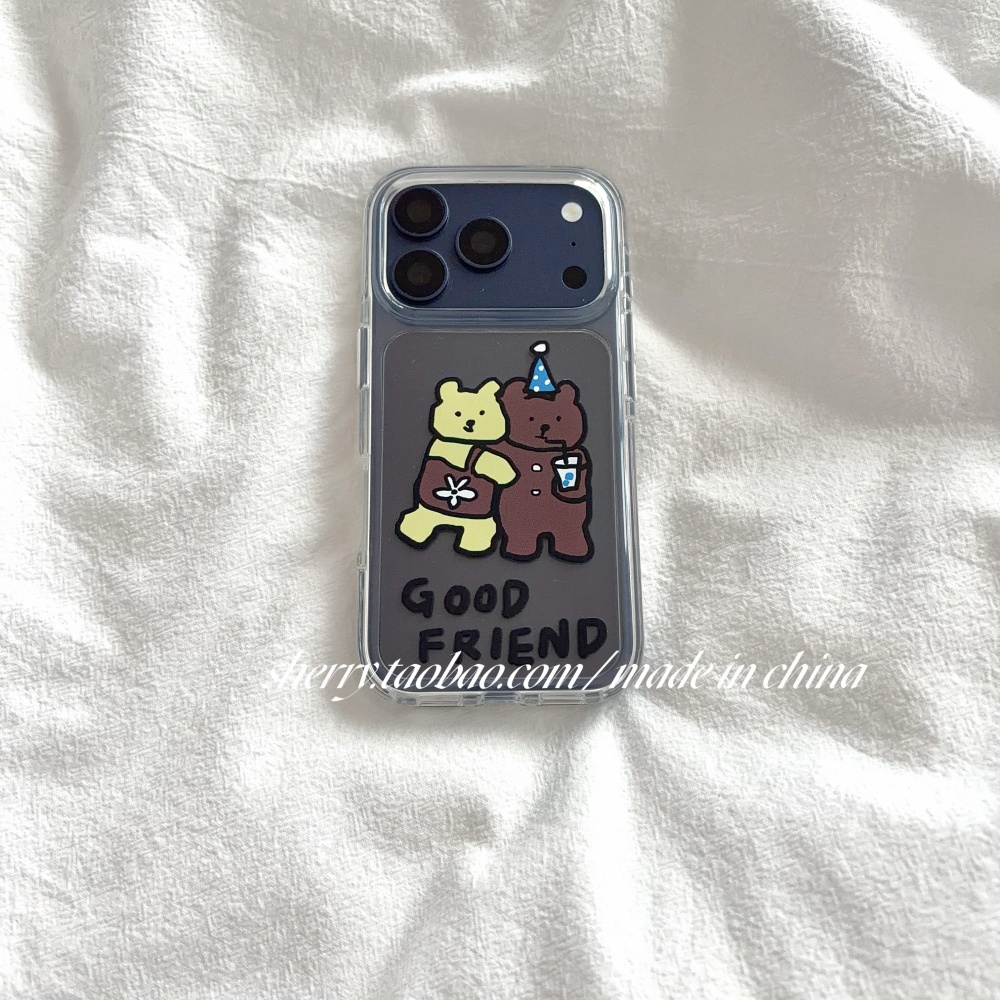 Korean Ins Cute Yellow & Brown - Yellow Phone Accessories ulasan dan harga