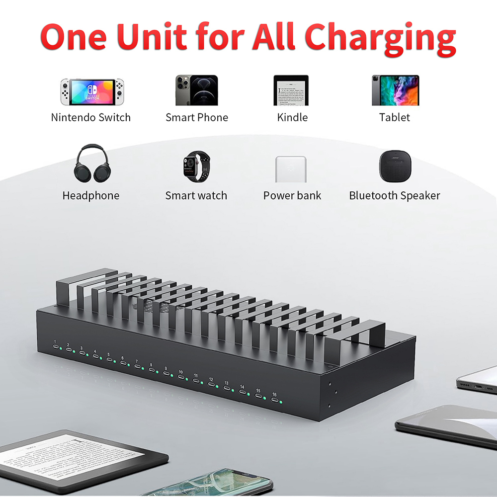 CA16-165C 16 Port Usb Type-c H - Usb C Hub ulasan dan harga