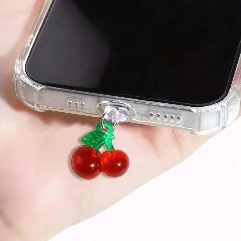 1pcs Red Cherry Phone Dust Plu - Phone Accessories Red ulasan dan harga