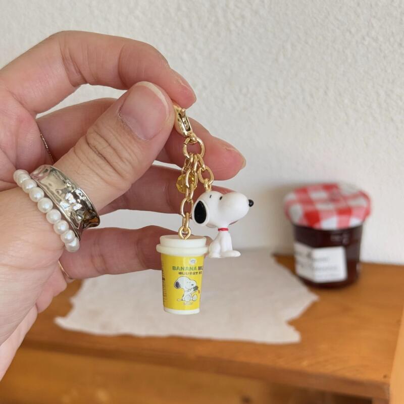 New Snoopy Pendant Kawaii Cart - Phone Accessories From China ulasan dan harga